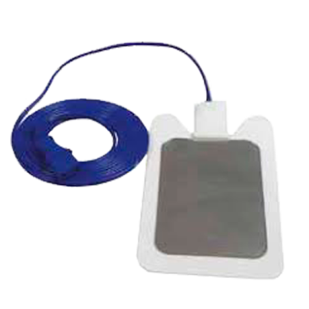 Placa de retorno desechable pediátrico con gel sólido para cable tipo valleylab