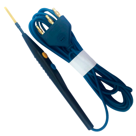 Electrobisturí Reusable con Interruptor Manual, Conector Tripolar Universal Valleylab y Electrodo de Cuchilla - FIAB