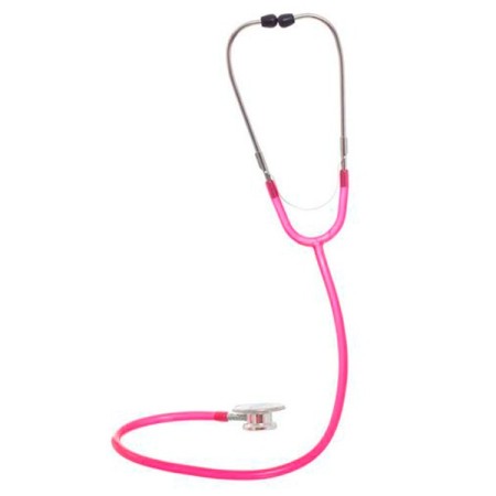 Estetoscopio Dúplex para Adulto y Pediátrico con Puente de Acero Inoxidable y Diafragma en Plástico - Home Care