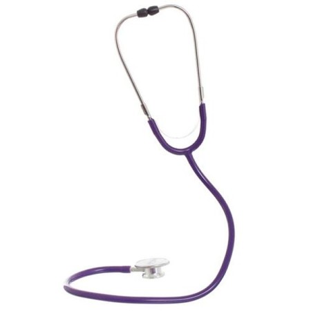 Estetoscopio Dúplex para Adulto y Pediátrico con Puente de Acero Inoxidable y Diafragma en Plástico - Home Care