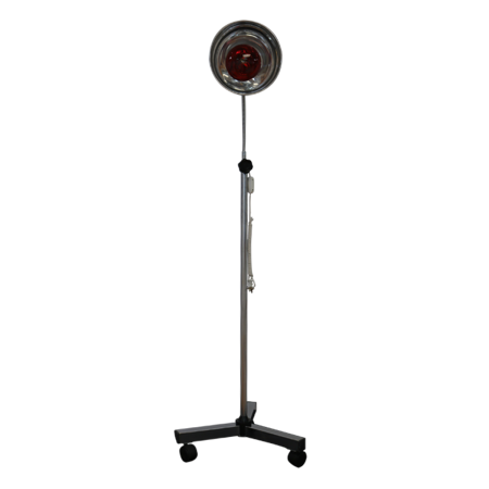 Lámpara Infrarroja Terapéutica de Acero con Tripie de Altura Máxima de 225 cm y Ángulos Ajustables - Termoplus Therapy