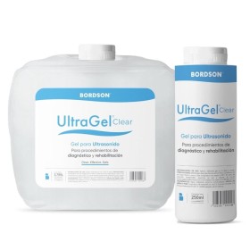 Gel Conductor para Ultrasonido Terapéutico Hipoalergénico sin Color de 3.785 Litros con Aplicador de 250 ml - Bordson