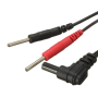 2 Cables para Electroestimulador de 1.5 metros y Compatibles con Entrada Universal - Médica Store