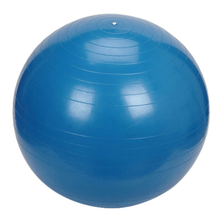 Pelota de Bobath de 55 cm para Ejercicios de Estabilidad, Equilibrio, Fuerza con Bomba de Inflado