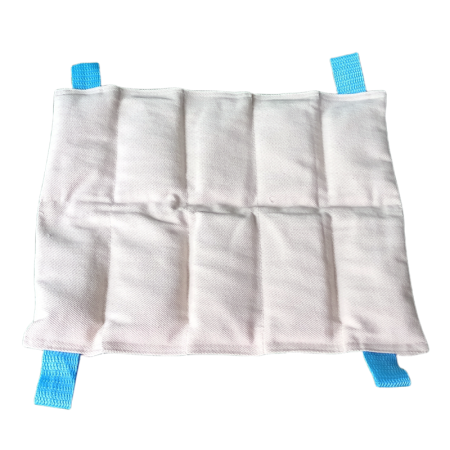 Compresa Húmedo Caliente Medida Estándar de 25x30 cm y Rellena de Bentonita, Conserva Calor por mas de 25 Minutos - Médica Store