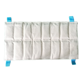 Compresa Húmedo Caliente Mediana Rellena con Bentonita de 25x60 cm para Lumbar Conserva Calor hasta 25 Minutos - Médica Store