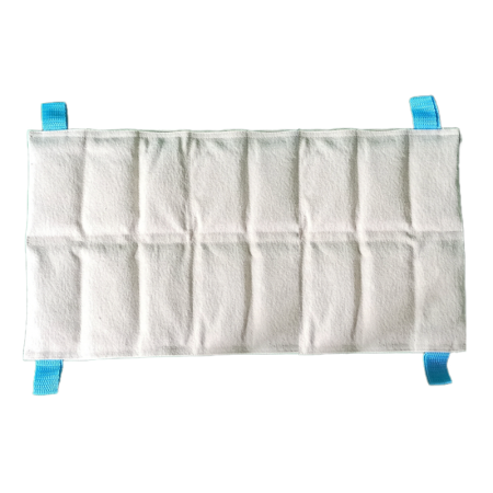 Compresa Húmedo Caliente Mediana Rellena con Bentonita de 25x60 cm para Lumbar Conserva Calor hasta 25 Minutos - Médica Store