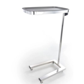 Mesa Mayo Base Tubular Cromada (Sin Charola Mayo)