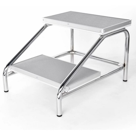 Escalerilla Dos Peldaños Cromada