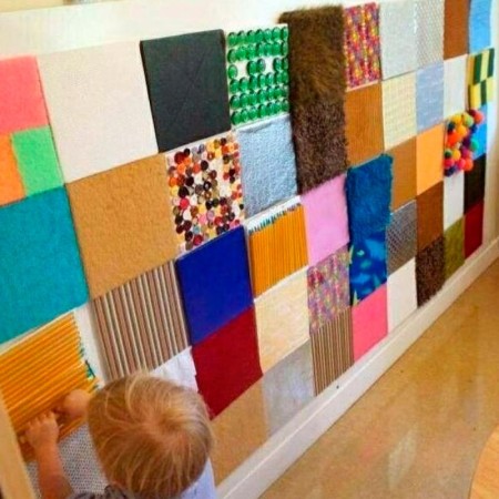 Muro de Texturas Cuadradas