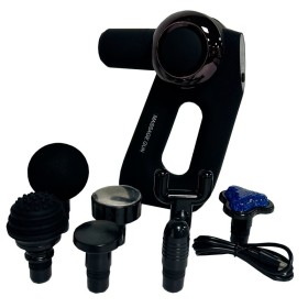 Pistola de Percusión Masajeadora Profesional con 7 Cabezales y Batería Recargable| Médica Store