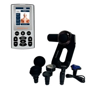 Paquete pistola de percusión y electroestimulador muscular profesional de 5 corrientes