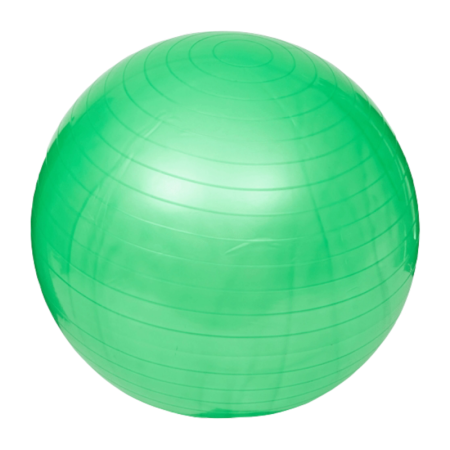 Pelota de Bobath de 45 cm para Ejercicios de Estabilidad, Equilibrio, Fuerza con Bomba de Inflado