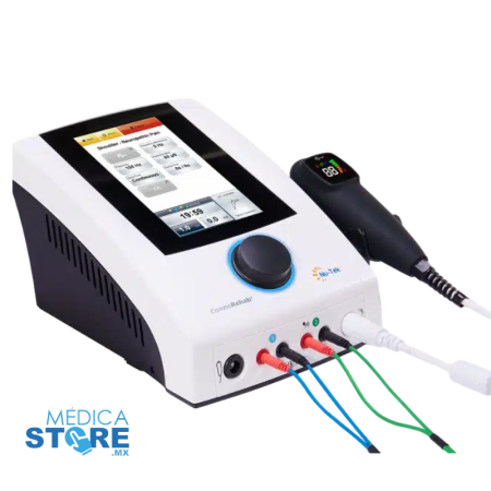 Combo Electroterapia CT2200 Pro con 2 Canales y 11 Corrientes + Ultrasonido Pulsado y Continuo de 1 o 3 MHz - Nutek