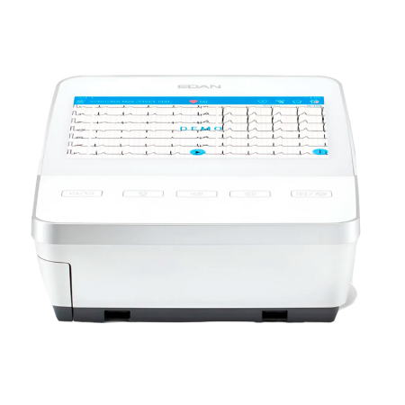 Equipo de Electrocardiograma de 12 Canales con Pantalla Táctil y Detección de Marcapasos - EDAN