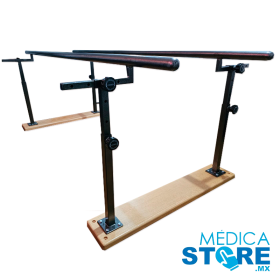 Barras Terapéuticas para Rehabilitación Portátiles Diseño Craquelado con Anchura y Altura Ajustable - Mecano Rehab