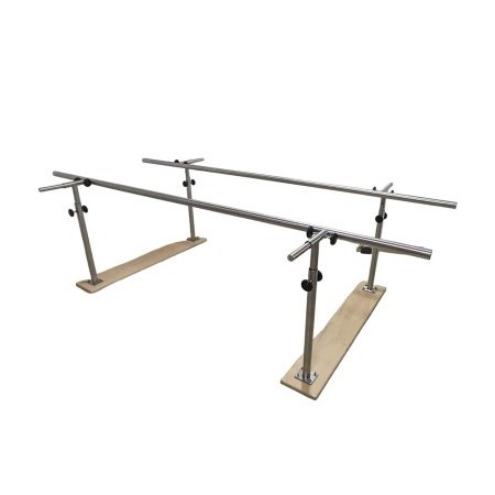 Barras Terapéuticas para Rehabilitación Portátiles de Acero Inoxidable con Anchura y Altura Ajustable - Mecano Rehab