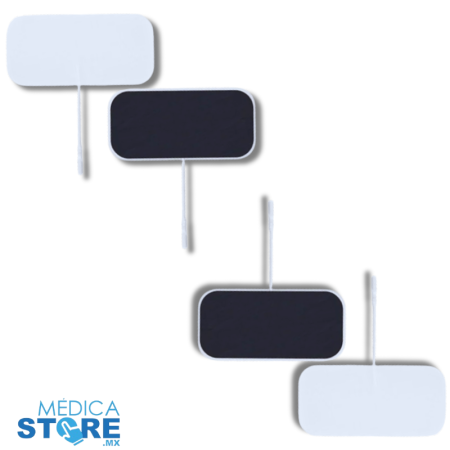 Electrodos para Terapia Muscular Rectangulares Autoadheribles de 5x10 cm con Entrada Universal - ValuTrode