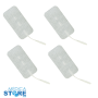 Electrodos Rectangulares Autoadheribles de 4 cm x 8 cm con Entrada Universal - SD