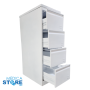 Archivero De 4 Gavetas Para Expedientes - Medica Store