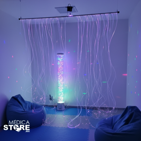 Cortina de Fibra Óptica para Estimulación Multisensorial CEMS | Médica Store